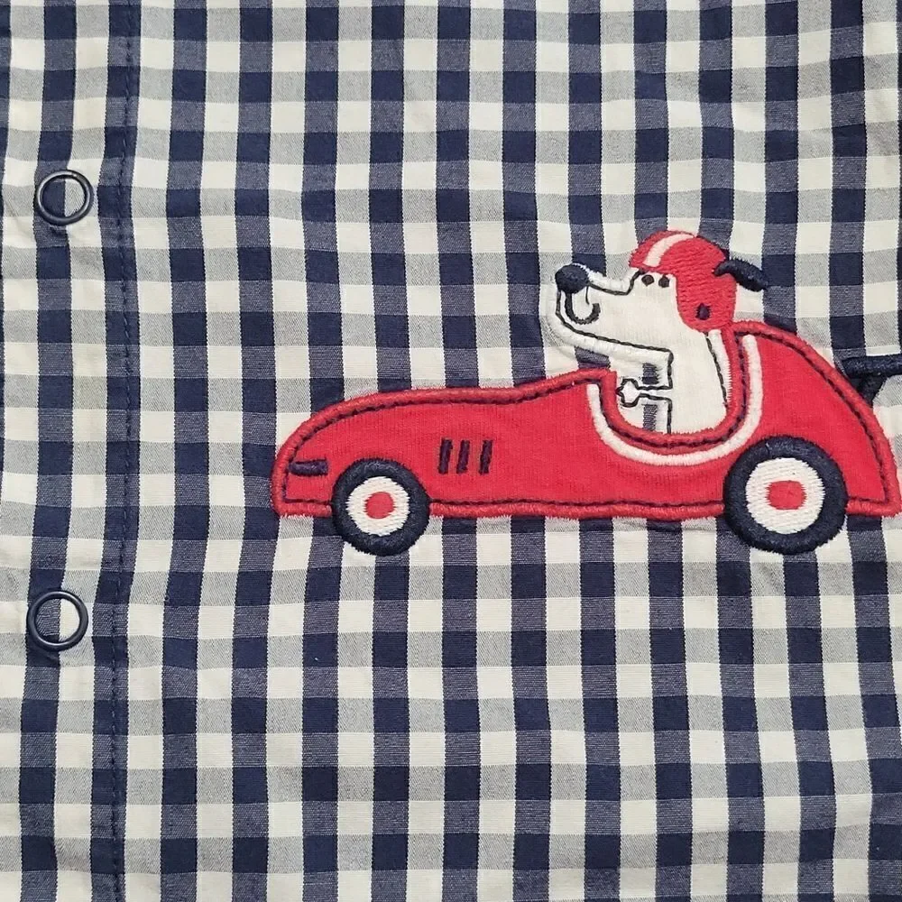 Carters racecar boy romper
